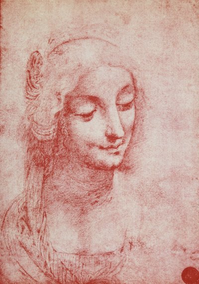 Kopf einer Frau von Leonardo da Vinci